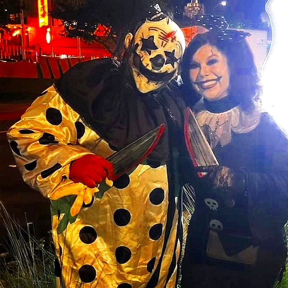 Mens XL Killer Clown Holloween Costume - Picture 2 of 3